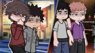 ‘Oikawa is clingy’😳  Iwaoi skit🩵  Haikyuu GachaLife2  read description [upl. by Perce634]