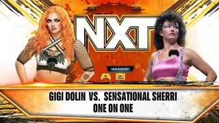 Gigi Dolin v Sensational Sherri  NXT [upl. by Hillegass]