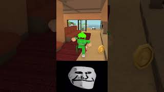 Roblox IQ Moment Troll Face Meme shorts [upl. by Omland]