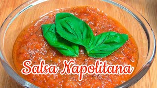 SALSA NAPOLITANA SÚPER RÁPIDA  PASO A PASO  RÁPIDO Y FÁCIL [upl. by Pedro]