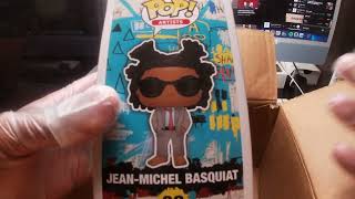 JEANMICHEL BASQUIAT LIMITED EDITION FUNKO POP DOLLS UNBOXING [upl. by Aivatra]