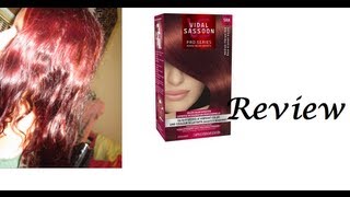 Vidal Sasson Hair Medium Vibrant Red [upl. by Nayllij]