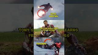 Tony Stark always learns from his mistakes  Tony added extra boosters and parachute to suits [upl. by Clarette]