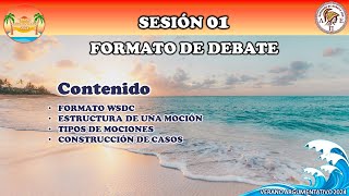 SESIÓN 01 FORMATO DE DEBATE WSDC [upl. by Netsirhk960]