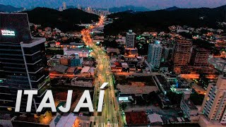 Conheça Itajaí em Santa Catarina  Vôo Noturno por Drone 4k [upl. by Weissmann]