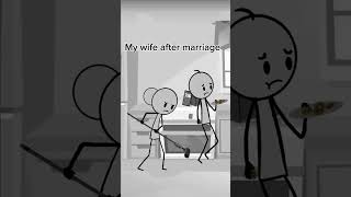 Married life be like relationship relatable marriage Credit humoranimations0 [upl. by Mada]