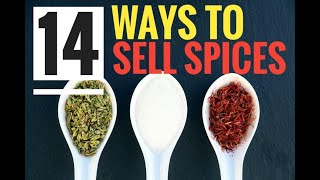 Spice Business Startup Tutorial  14 Ways To Sell Spices  Selling Spices from home [upl. by Hailed]