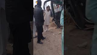 Road Accident Of AC Bus at head Muhammad road Multan Punjab Pakistan [upl. by Nodgnal]