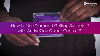 How to Use Convatec Diamond Gelling Sachets® with ActiveOne Odour Control® [upl. by Burdelle]