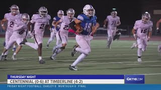 Highlights Timberline rolls to 4210 win over Centennial [upl. by Hertzog170]