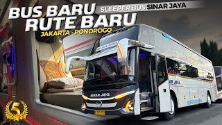 GAK BERASA NAIK BUS SINAR JAYA FASILITASNYA GAK MAINMAIN‼️Trip Jakarta  Ponorogo with Sinar Jaya [upl. by Kiker]