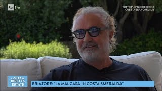 Vacanze lusso e libertà intervista a Flavio Briatore  La vita in diretta estate 30072018 [upl. by Hanauq]