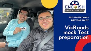 VicRoads mock Test preparation  Broadmeadows Driving Route [upl. by Ezequiel]