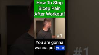 Expert Advice Preventing Bicep Pain After Your Workout shorts [upl. by Walli778]