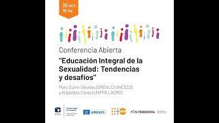 Conferencia quotEducación integral de la Sexualidad Tendencias y desafíosquot [upl. by Faunie]