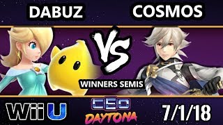 CEO 2018 Smash 4  GRV  Dabuz Rosalina Vs Cosmos Corrin Wii U  Winners Semis [upl. by Annohsak]