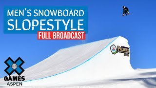 Jeep Men’s Snowboard Slopestyle FULL BROADCAST  X Games Aspen 2021 [upl. by O'Meara954]