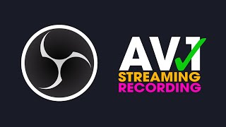 Stream or Record in AV1 in OBS  AV1 Encoding in OBS for Streaming and Recording [upl. by Chadwick]