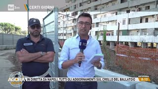 Crollo di Scampia cosa è successo le vittime  Agorà Estate 23072024 [upl. by Talya543]