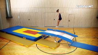 Eurotramp Trampoline  Double Minitramp made by Eurotramp [upl. by Pember390]