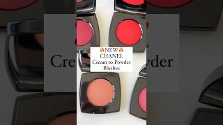 NEW Chanel Cream to Powder Blushes ☺️ Full review live on my channel chanel [upl. by Ahsirtal]