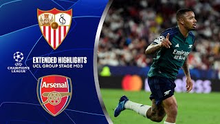 Sevilla vs Arsenal Extended Highlights  UCL Groups Stage MD 3  CBS Sports Golazo [upl. by Luce]