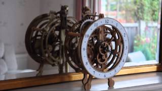 Brian Laws Woodenclocks  Clock14  Prototype [upl. by Aicre]