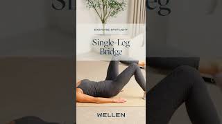 Exercise Spotlight Single Leg Bridge  Wellen [upl. by Arotahs]