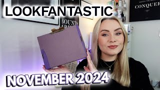 SNEAK PEEK LOOKFANTASTIC BEAUTY BOX NOVEMBER 2024 UNBOXING ✨ MISS BOUX [upl. by Ademla]