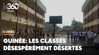 Guinée une semaine après la rentrée des classes désespérément désertes [upl. by Attayek]