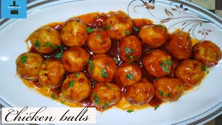 Chicken balls recipe  quick amp easy tea time snack recipe cuisine foods [upl. by Ariec388]