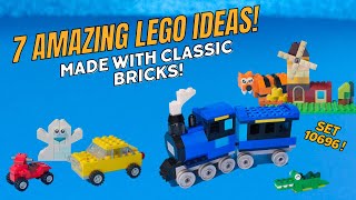 7 Amazing LEGO ideas from the Classic Brick Box [upl. by Almena101]