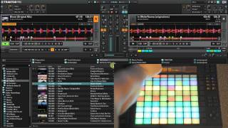 Traktor Mapping for Ableton PUSH [upl. by Fruma]