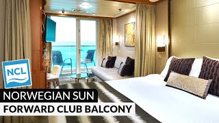 Norwegian Sun  Forward Club Balcony Suite Tour amp Review 4K  Category M6 [upl. by Petrick]