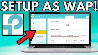 Setup TP Link Router as a Wireless Access Point [upl. by Schroeder]