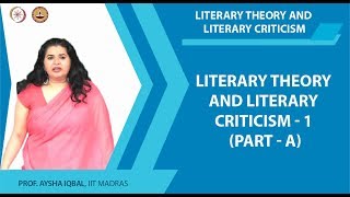 Introduction and Course overview Part A  Literary Theory and Literary Criticism [upl. by Ynavoeg349]