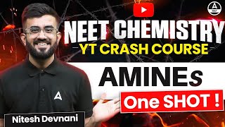 Amines Class 12 One Shot  Organic Chemistry  NEET 2024  Nitesh Devnani [upl. by Kciredes]