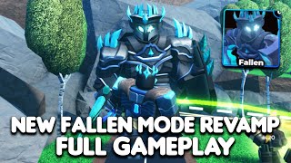 New Fallen Mode Revamp Full Solo Gameplay  Tower Defense Simulator Update Roblox [upl. by Noteek]