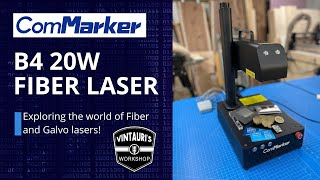 ComMarker B4 20W Fiber Laser  First Tests [upl. by Roderick753]