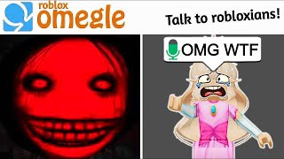 Roblox OMEGLE VOICE CHAT But I JUMPSCARE EVERYONE [upl. by Leafar]