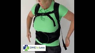 BACK BRACE TLSO Back Brace Application Video [upl. by Pachton61]