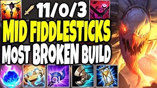 NEW FIDDLESTICKS MID LANE GOD 🔥 Most BROKEN Fiddlesticks Season 10 Build 🔥 LoL PBE Fiddle Gameplay [upl. by Anilra160]