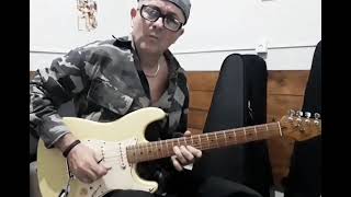 Telegraph Road  live final solo by Evandro Surú tribute to dIRE sTRAITS😍🎸🇧🇷 [upl. by Aisayt]