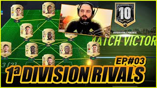 FIFA 22  3 JOGANDO 1° NO RIVALS E PACKS DE DMEs  ULTIMATE TEAM [upl. by Ainocal]