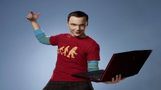 Sheldon with laptop meme template [upl. by Htiderem]