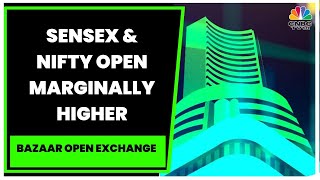 Indian Indices Open Marginally Higher Amid Mixed Asian Cues  Bazaar Open Exchange  CNBCTV18 [upl. by Airrat]