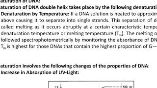 Denaturation and Renaturation of DNA [upl. by Granniah]