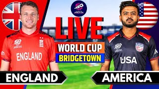 England vs United States Match Live  Live Score amp Commentary  ENG vs USA T20 World Cup Match Live [upl. by Eniad]