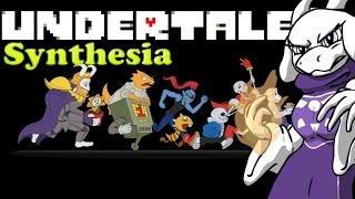 Heartache  UNDERTALE Toriel Fight Theme Official Soundtrack Piano Tutorial Synthesia 9 [upl. by Etneciv]