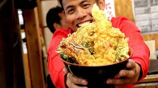 The BIGGEST TEMPURA Bowl in the WORLD [upl. by Hanforrd590]